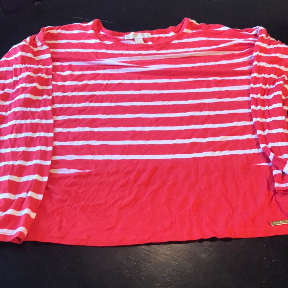 Looks Great Medium Michael Kors Stripped Shirt 🌈